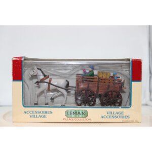 Lemax Village - Winter Hay Wagon - 2004